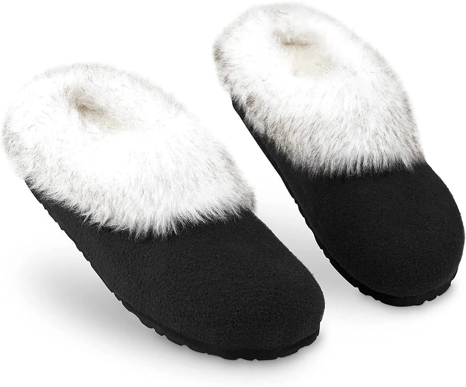 Maine Lady Slippers Dunlop Ladies Slippers, Fluffy Slippers Women Faux Fur, House Shoes Indoor Outdoor