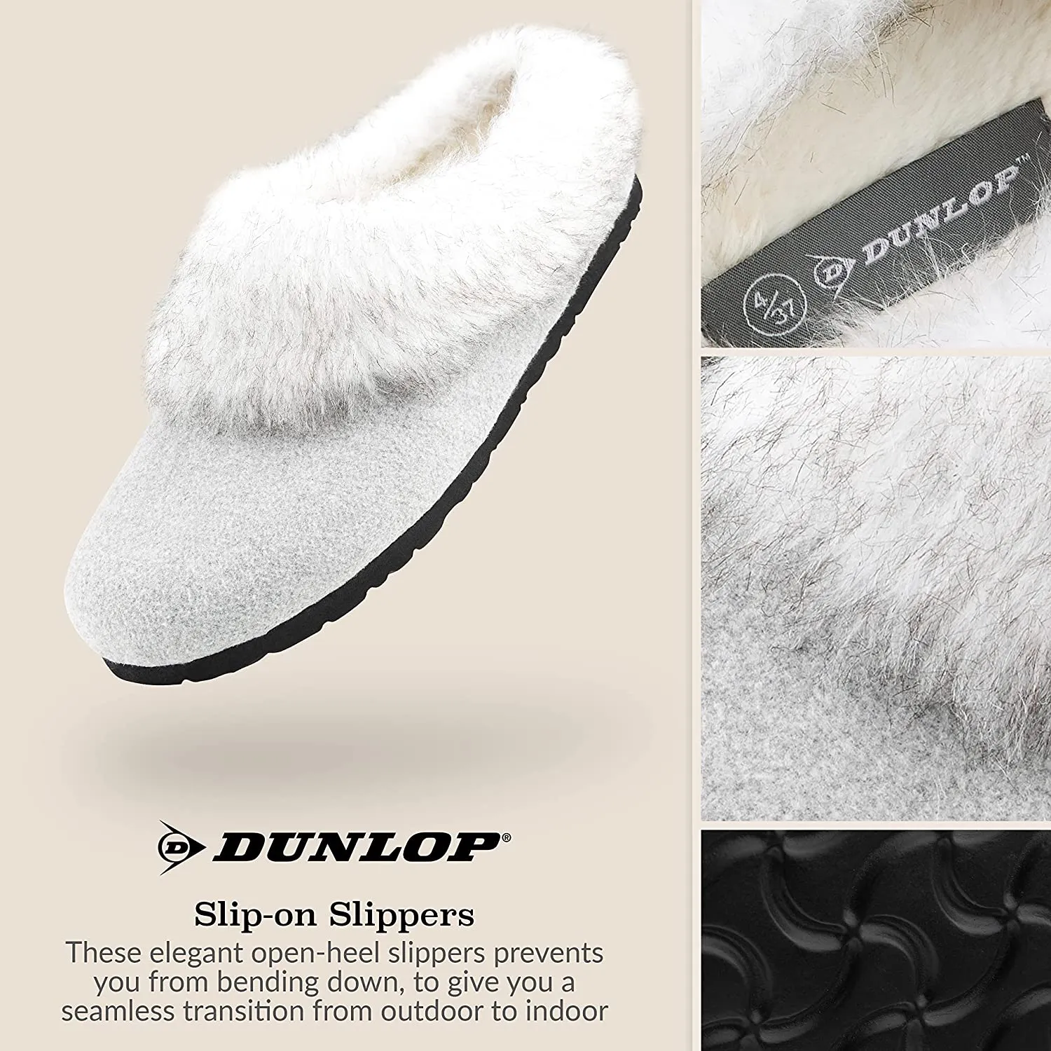 Chris Brown Nami Slides Dunlop Ladies Slippers, Fluffy Slippers Women Faux Fur, House Shoes Indoor Outdoor