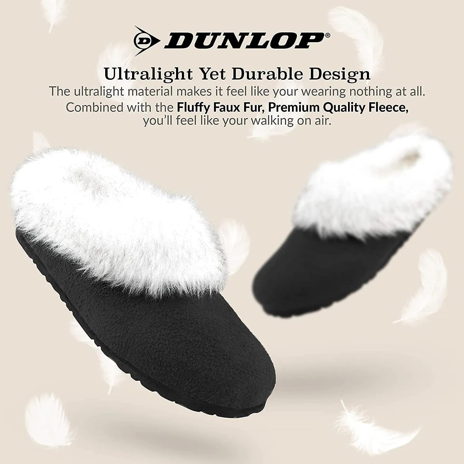 Macy's Slippers Dunlop Ladies Slippers, Fluffy Slippers Women Faux Fur, House Shoes Indoor Outdoor