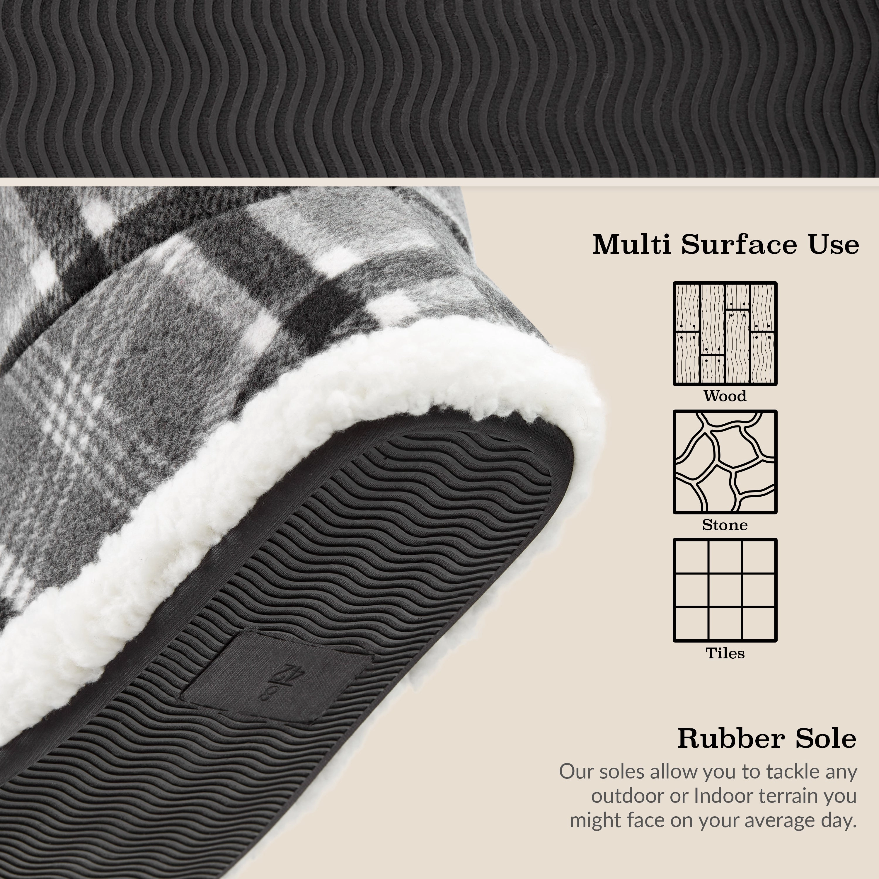 Dunlop Men's Slippers - Plush Boot Slippers for Men Arizona Slides