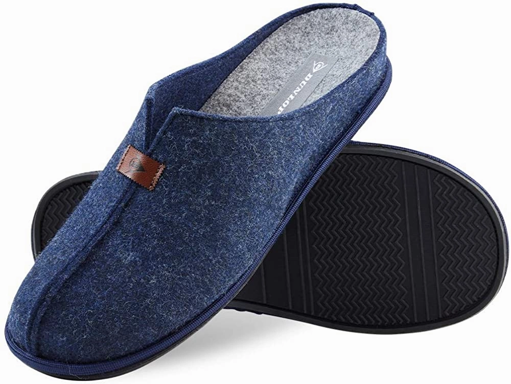 Dorothy Ruby Slippers Dunlop Mens Slippers, Felt Slip On Mules Men's Slippers