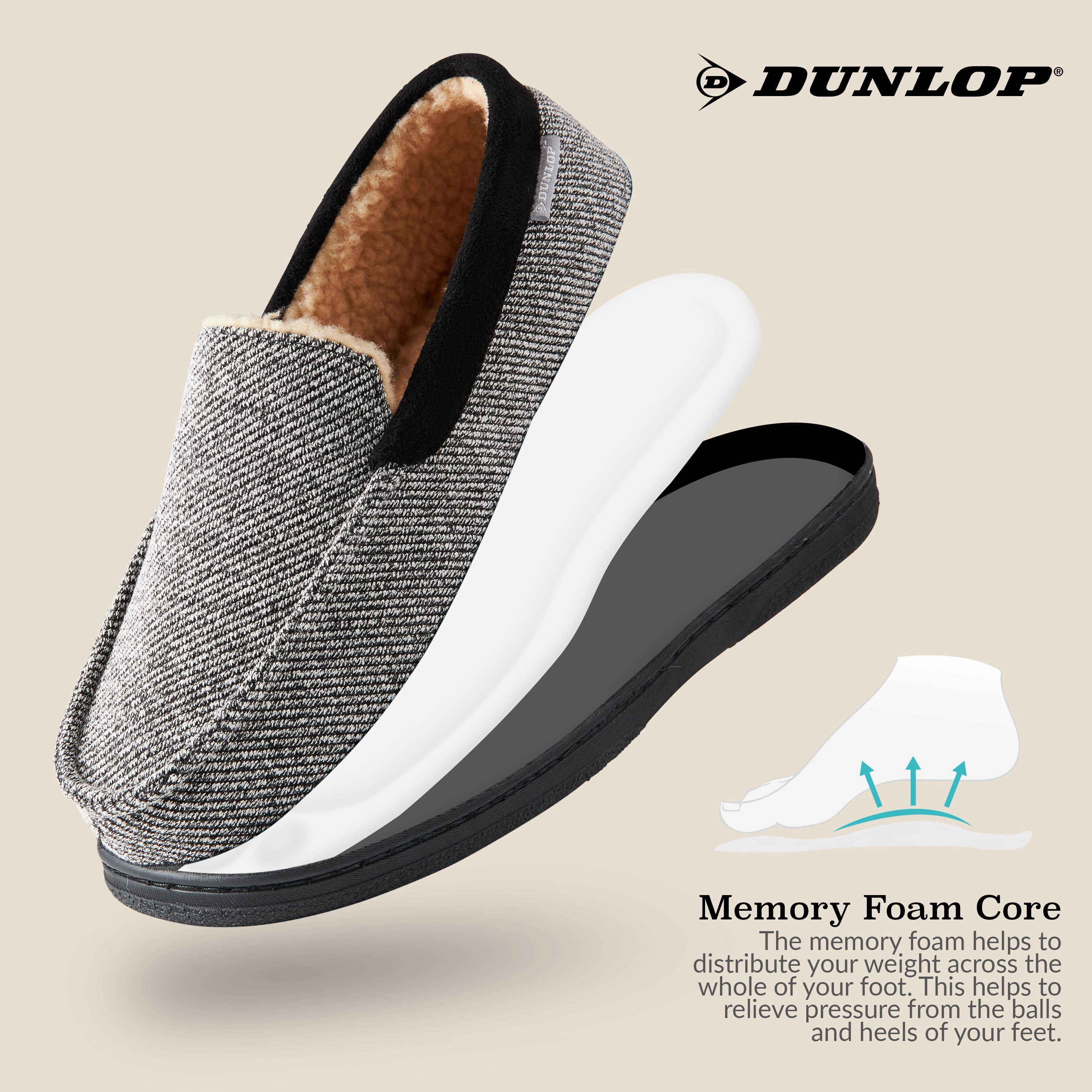 The Slippers From Wizard Of Oz Dunlop Moccasins Slippers for Men With Rubber Sole