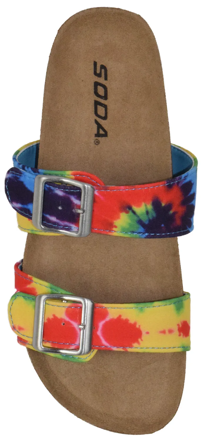 DUNYA-S Rainbow Soda Cute Platform Sandals