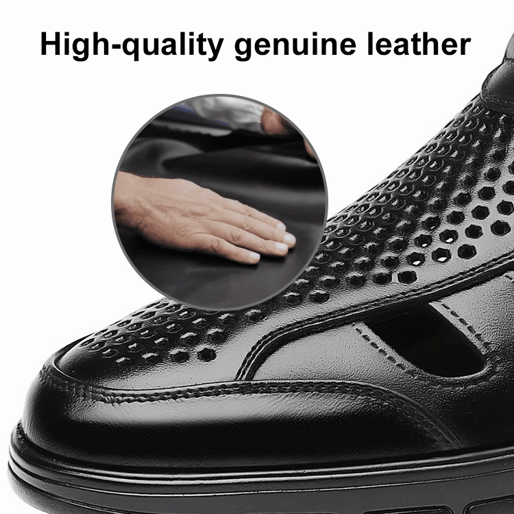 Men's Soft And Comfortable Leather Sandals Boots Slippers
