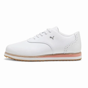 Puma Clyde Shoes Basketball Puma Women's AVANT Spikeless Golf Shoes - Puma White