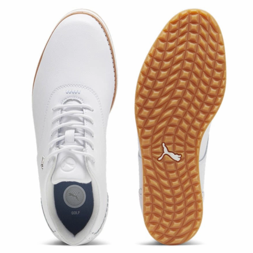 Puma Basketball Shoes Marvin Bagley Puma Women's AVANT Spikeless Golf Shoes - Puma White