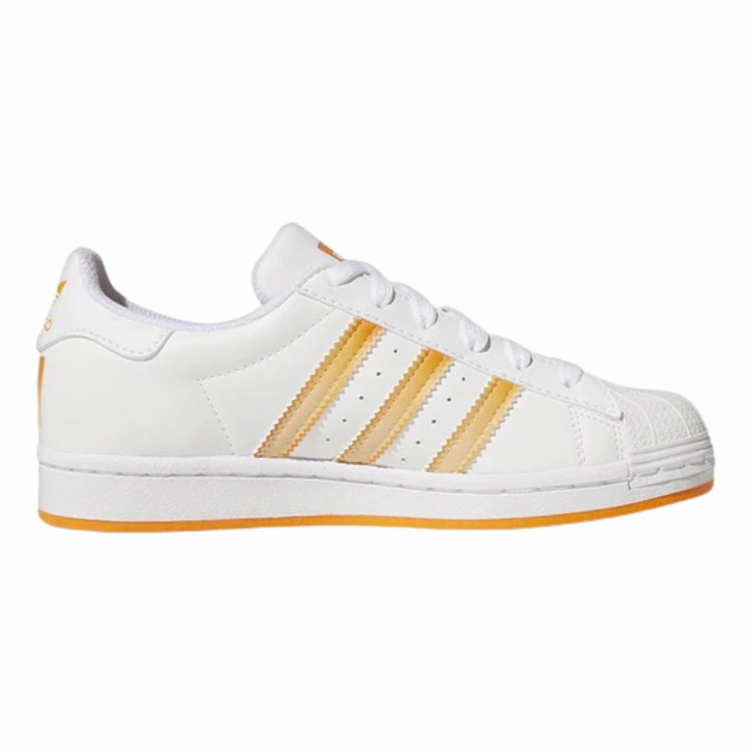 Adidas Forum Shoes Adidas - Kid's Superstar J 'White Orange Rush' - Cloud White / Orange Rush / Acid Orange