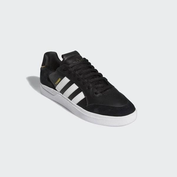 Adidas Tyshawn Low Core Black - Cloud White - Gold Metallic Adidas Shoes Orion