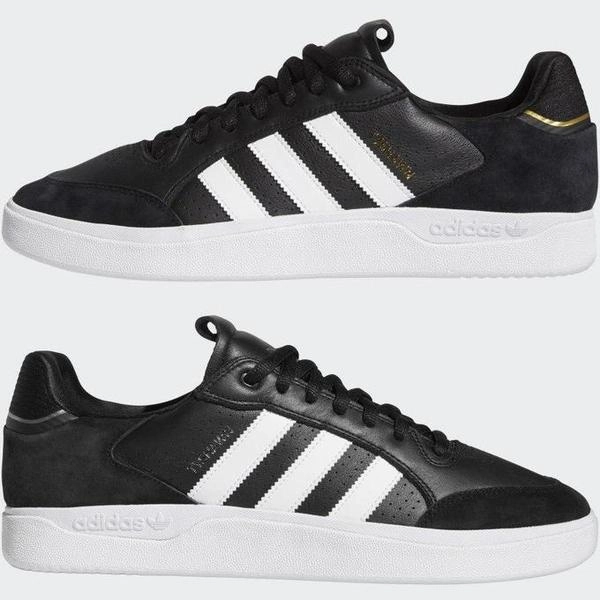 Adidas Tyshawn Low Core Black - Cloud White - Gold Metallic Adidas Casual Shoe