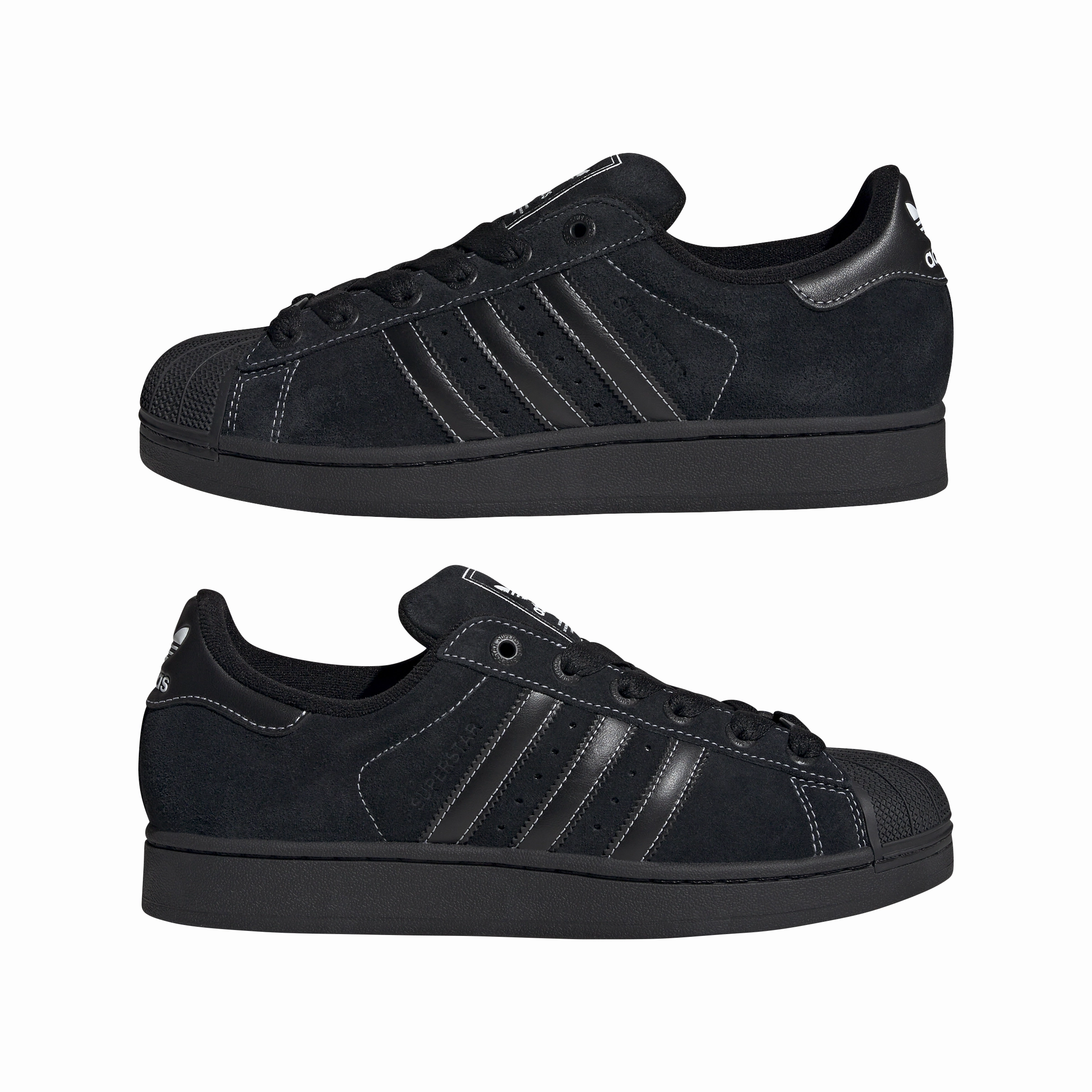 Adidas Rare Wrestling Shoes Adidas Superstar II Black/Black/White JH5470