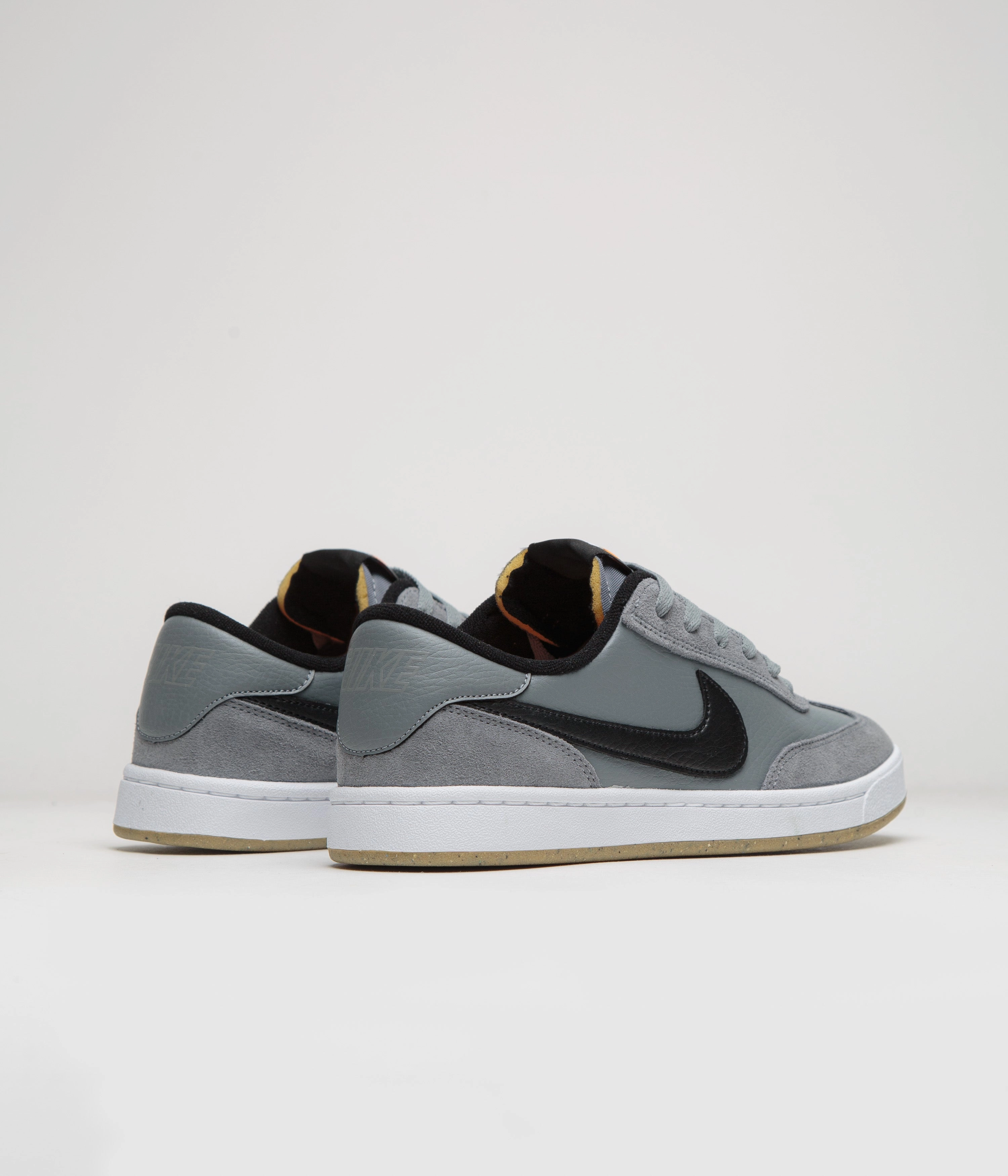 Asics Samba Shoes Nike SB FC Classic Shoes - Cool Grey / Black - White - Vivid Orange