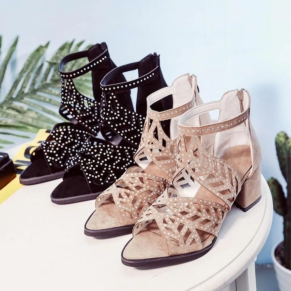 Women Rhinestones Patent Leather Sandals White Bridal Sandals