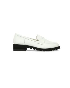 Aesthetic Loafers Penny Loafers - Blanc White