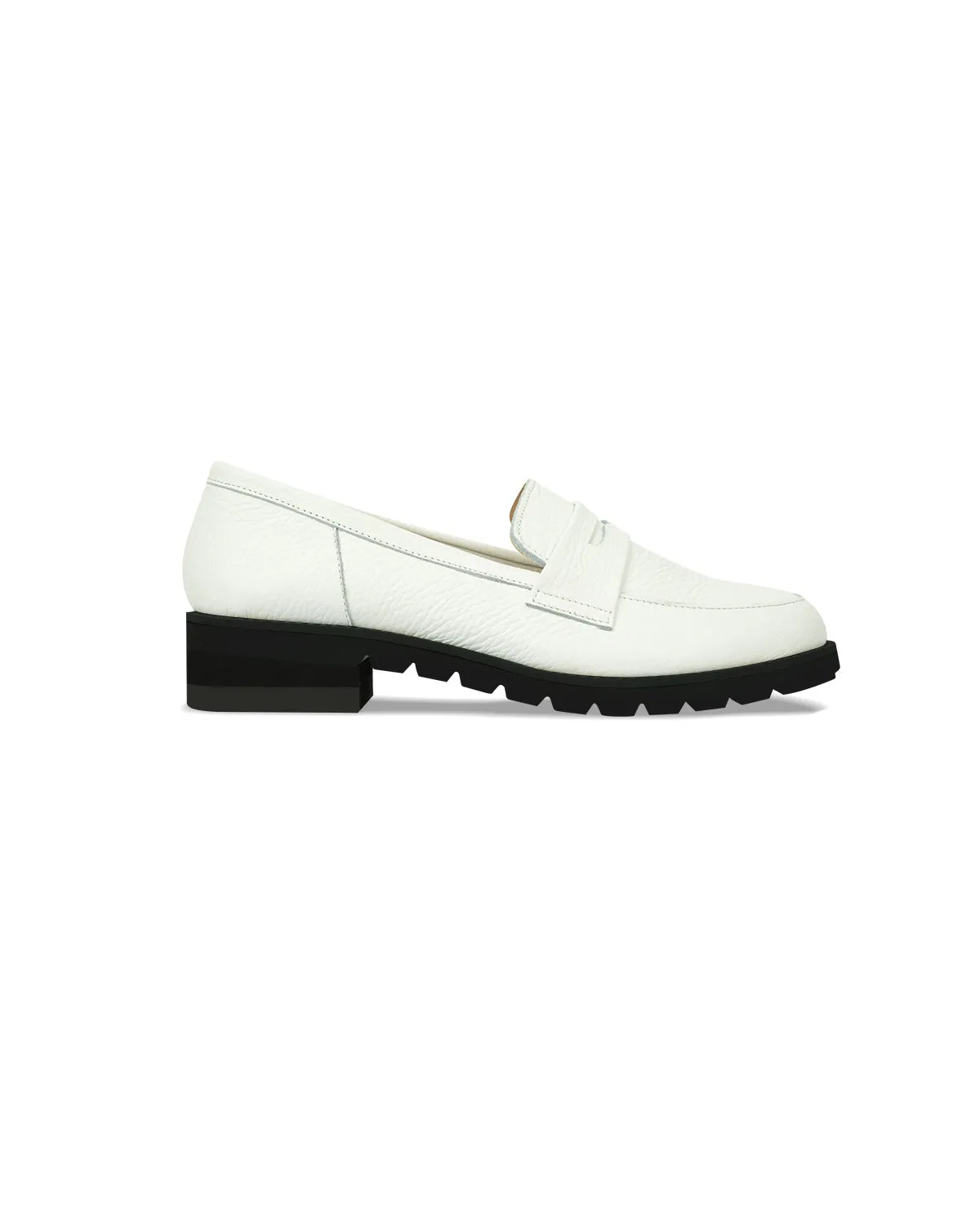 Penny Loafers - Blanc White Loafers Bread