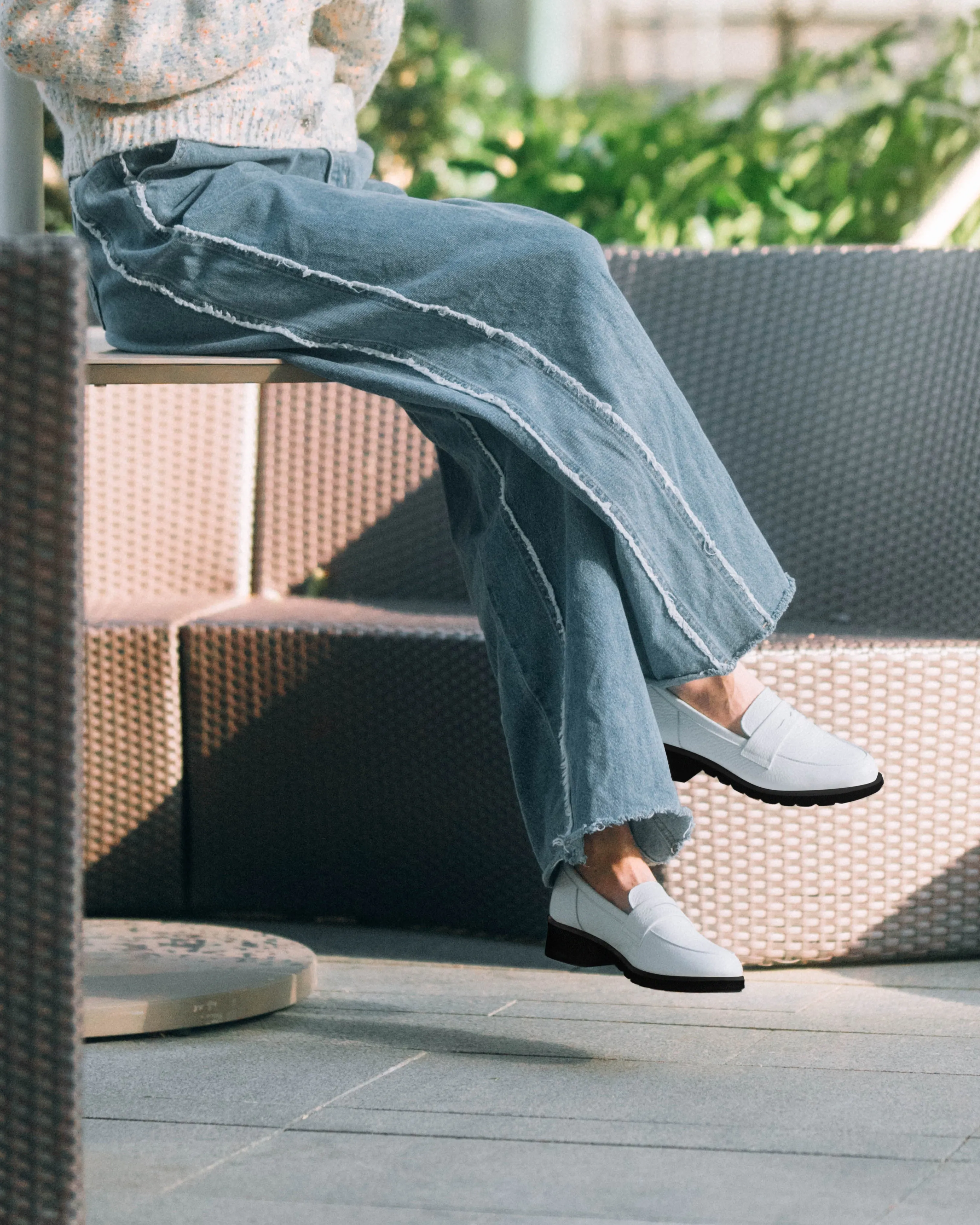Rhude Loafers Penny Loafers - Blanc White