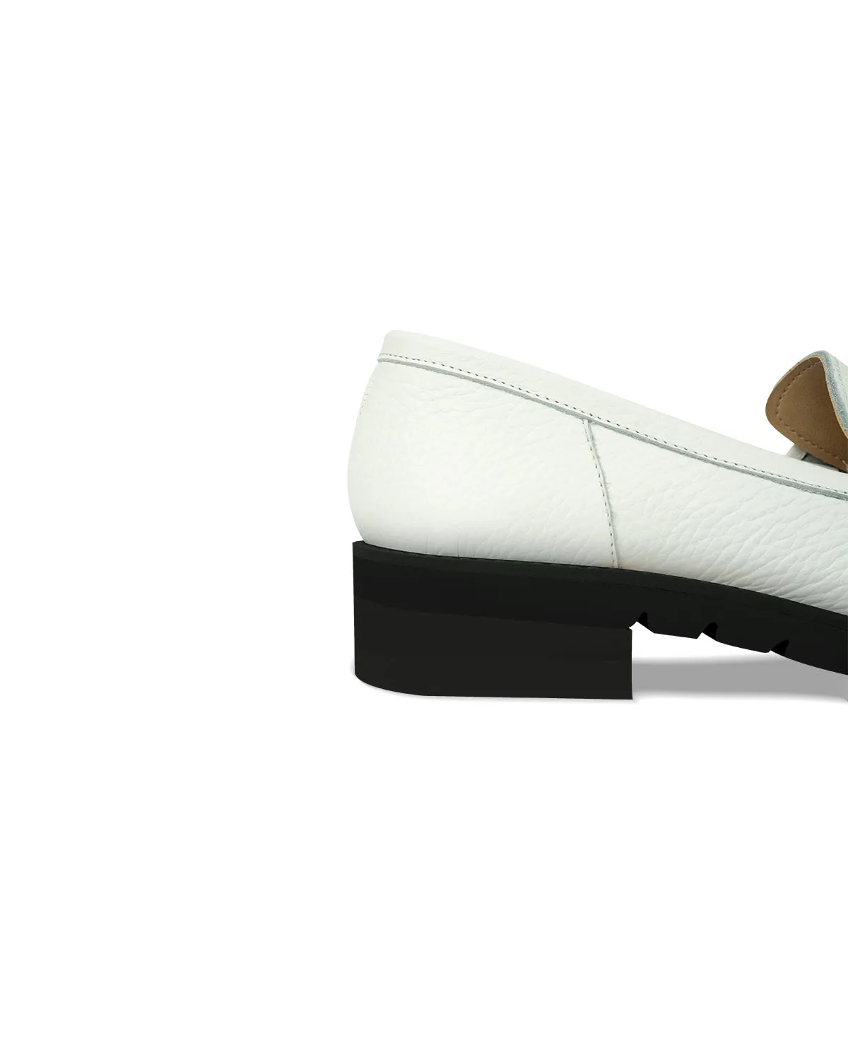Penny Loafers - Blanc White Indigo Rd Loafers
