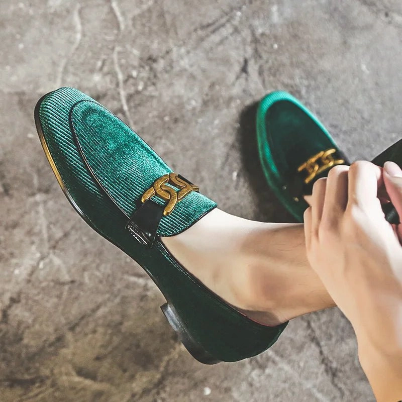 Plus Size 48 Corduroy Material Fashion Men Loafers Shoes Slip On Dress Shoes Loafers Cranberry Twp Pa