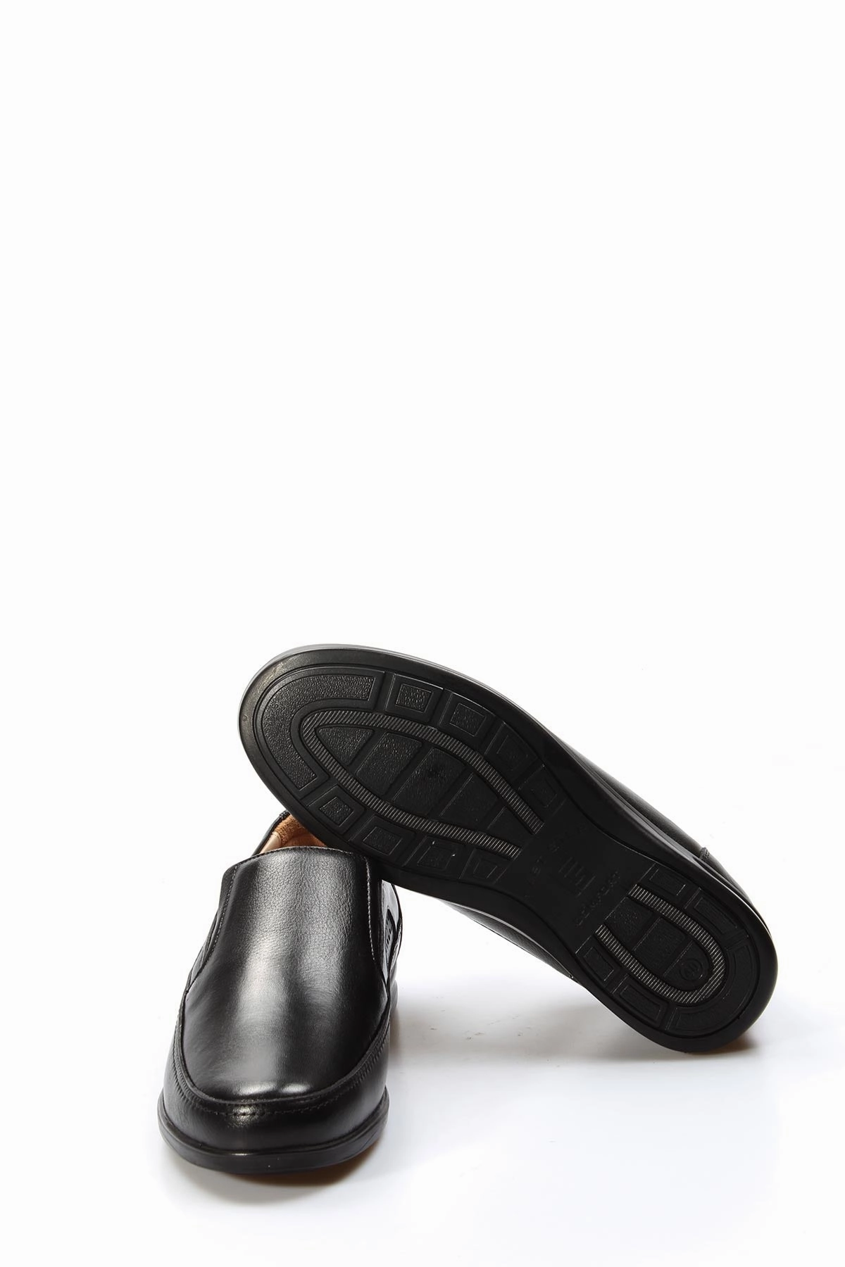 All Season Casual Shoes FST Genuine Leather Orthopedic Men's Casual Shoes 662MA04 Black - Saint-Eustache