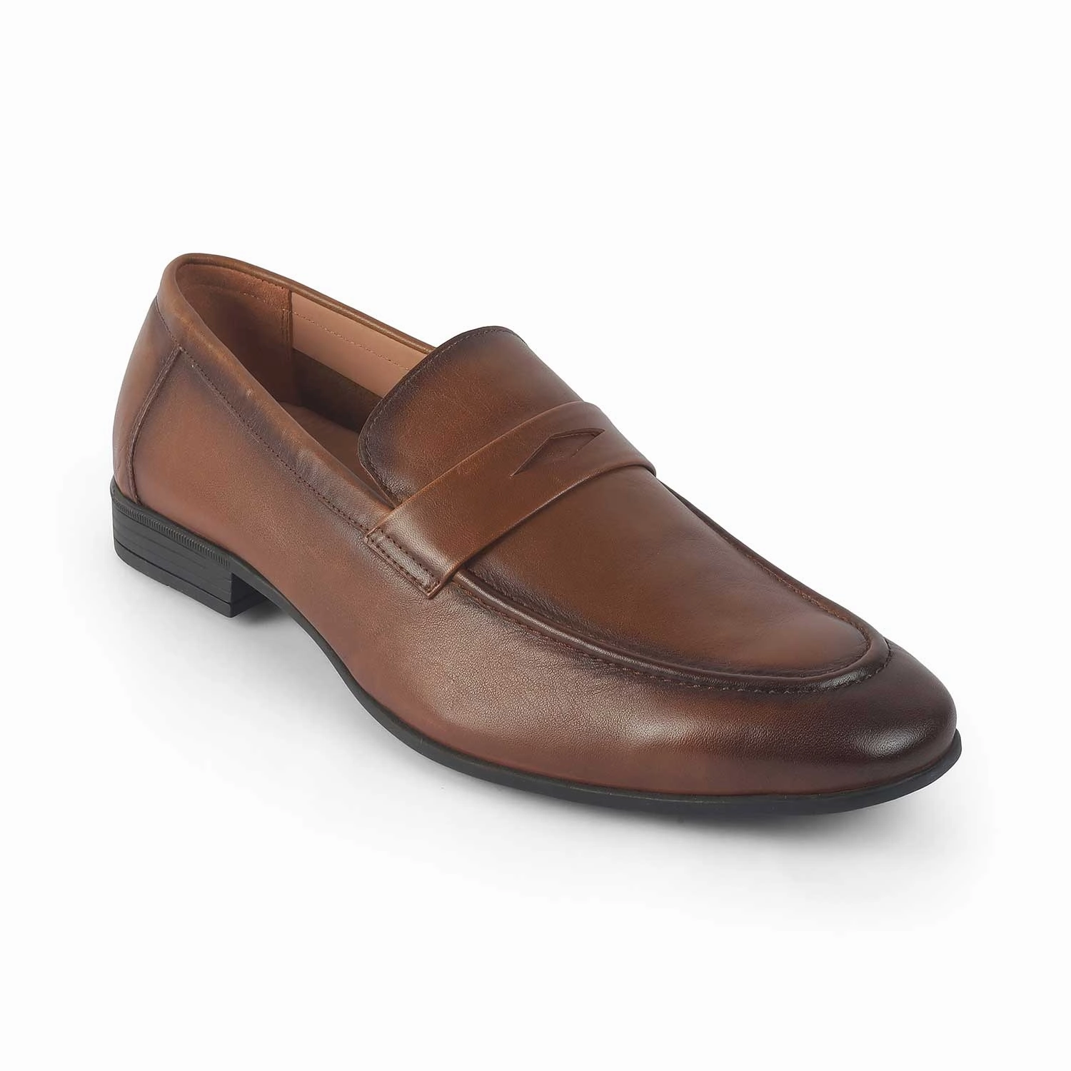 Tresmode Hawk Tan Men's Leather Penny Loafers Loafers Online