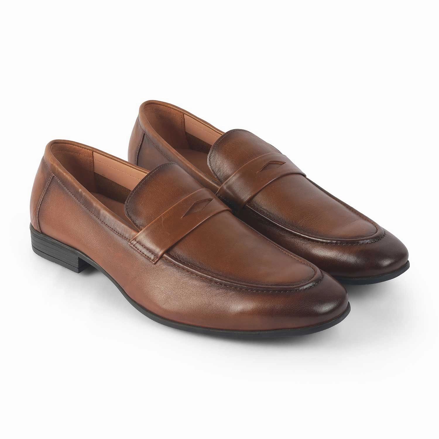 Best Lug Sole Loafers Tresmode Hawk Tan Men's Leather Penny Loafers