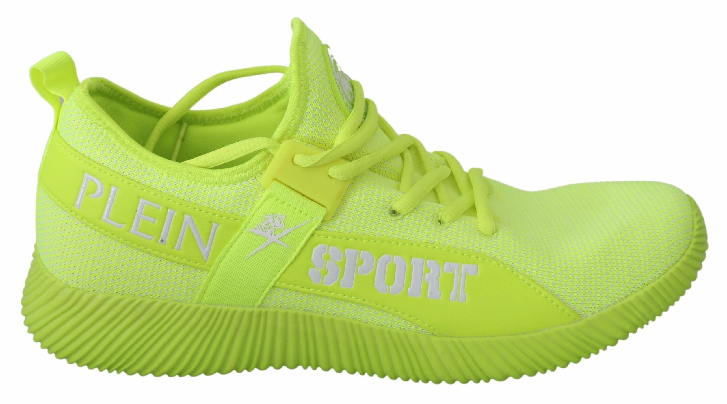 Philipp Plein Stylish Light Green Casual Sneakers Foam Platform Sandals