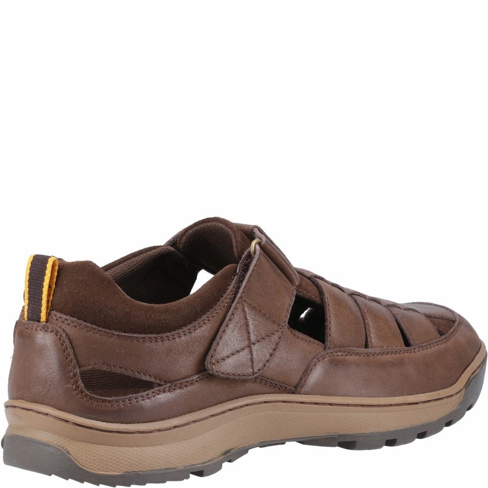 High Top Sandals Brown Rucker Fisherman Sandals