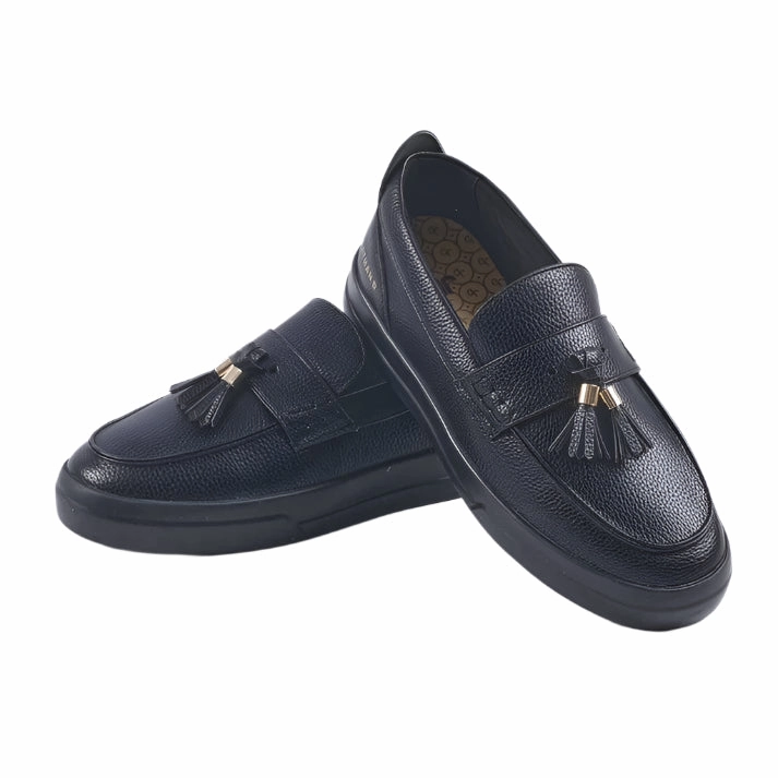 Jonathan D Tassel V2 Loafer - Black Vintage Penny Loafers