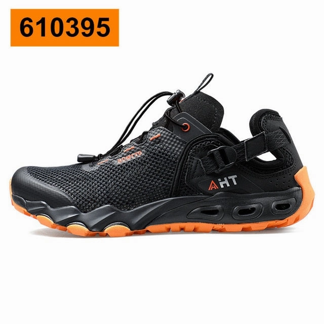 Lane Spa Sandals Summer Fashion Sandals Men Outdoor Leather Mesh Beach Shoes