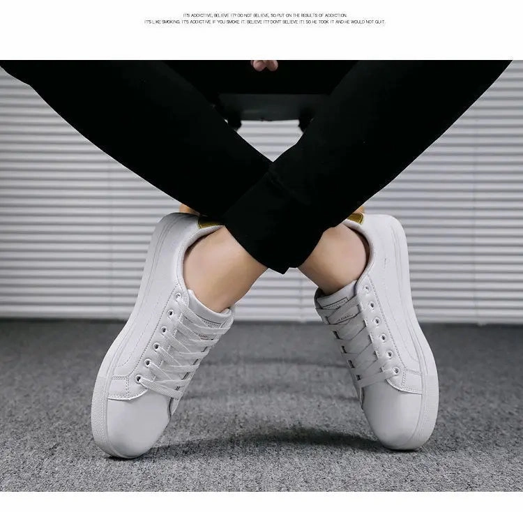 2022 Autumn Men Casual Shoes Winter Men's Board Shoes Light Sports Shoes Men Tennis Sneaker Soft White Shoes Male Flat Shoes Flat Shoes Dressy