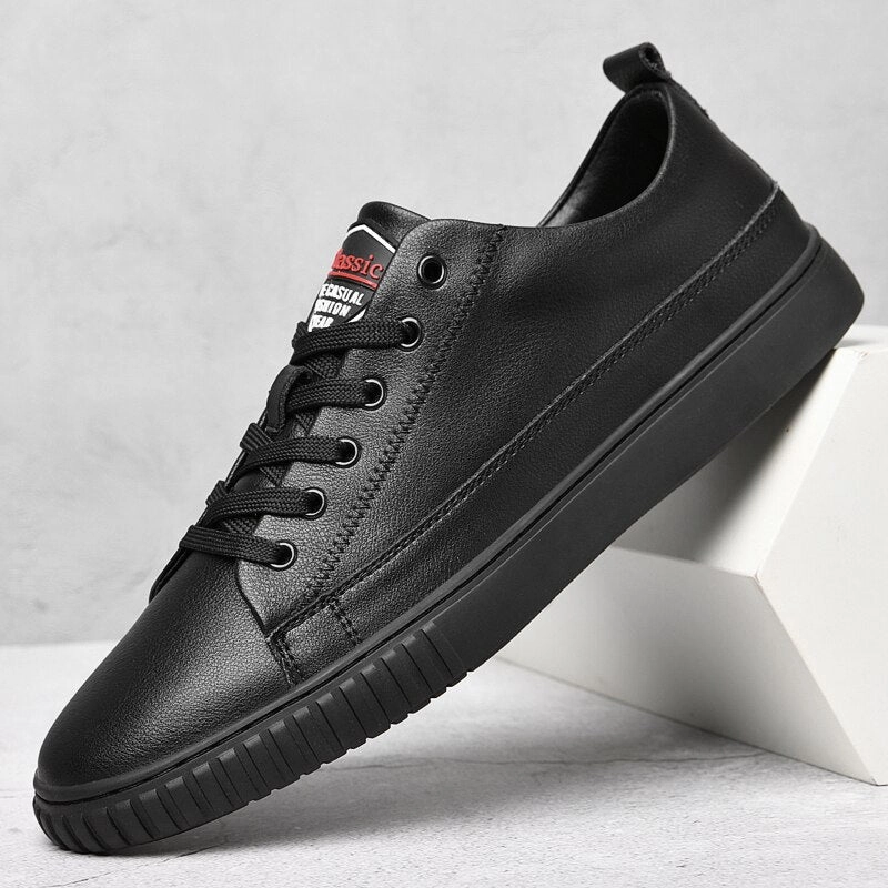 binfenxie Men Oxford Shoes lace up High Quality Genuine Leather Mens Shoes outdoor Fashion Breathable Men Casual Shoes men Flat Work Shoes Jeans And Flat Shoes Outfit