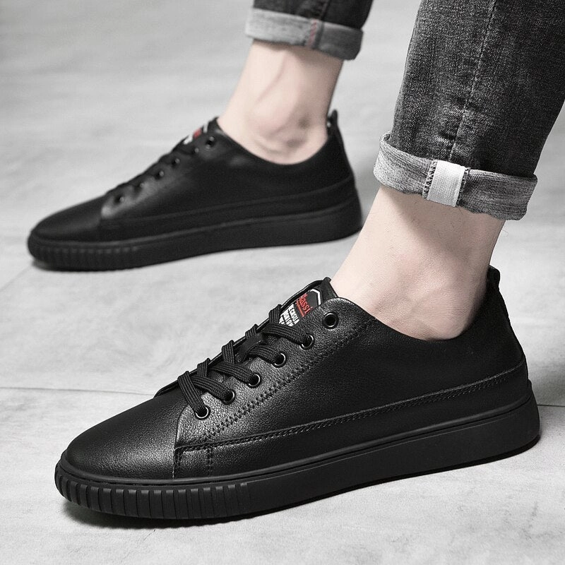 binfenxie Men Oxford Shoes lace up High Quality Genuine Leather Mens Shoes outdoor Fashion Breathable Men Casual Shoes men Flat Work Shoes Flat Shoes Summer