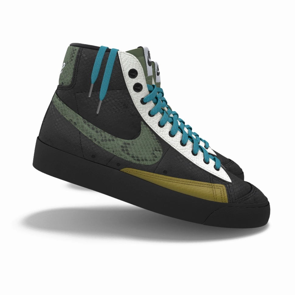 Asics Solution Swift Ff Tennis Shoe $195 NIB NEW Mens NIKE Blazer Mid 77 Custom Black Mixed Python Leather BB Shoes