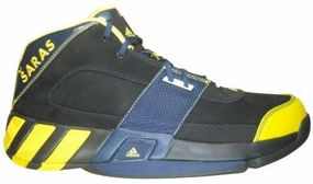 Adidas Forum Bold Shoes Indiana Pacers #3 Sarunas Jasikevicius Player Personalized Adidas Basketball Shoes