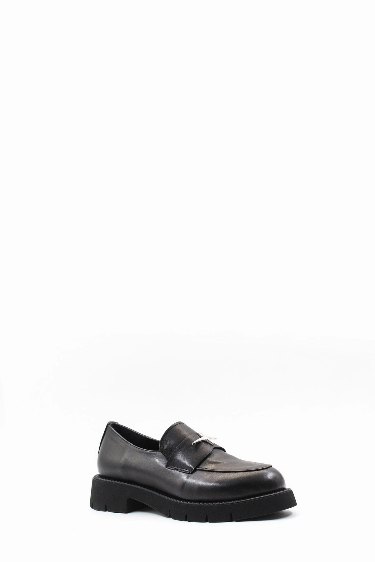 Moccasins Casual Shoes FST Genuine Leather Women's Casual Shoes 888ZA600 Black - El Cajon