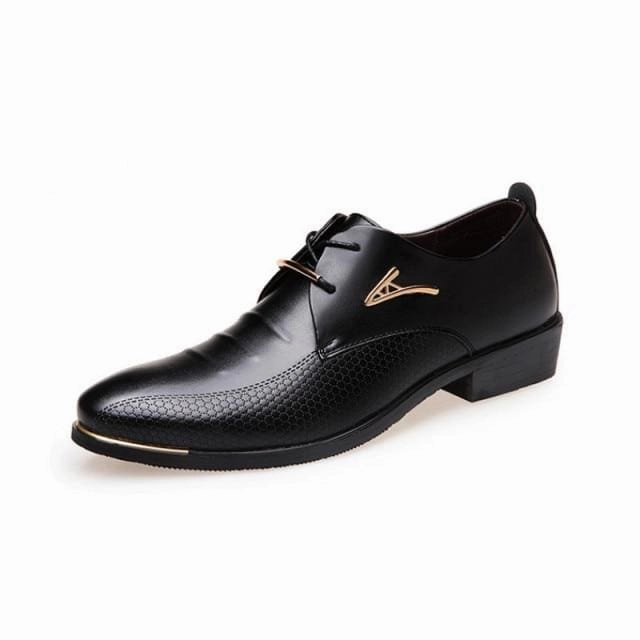 The Best Casual Shoes Classic Patent Leather Oxford Men Dress Shoes
