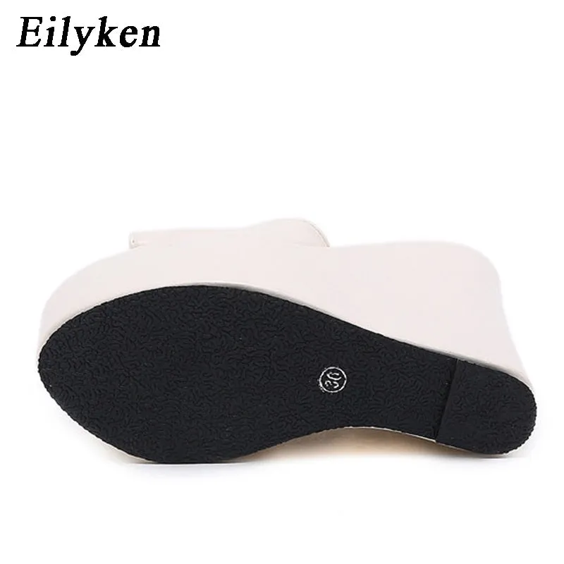 Eilyken Peep Toe Wedges Elephant Animal Slippers