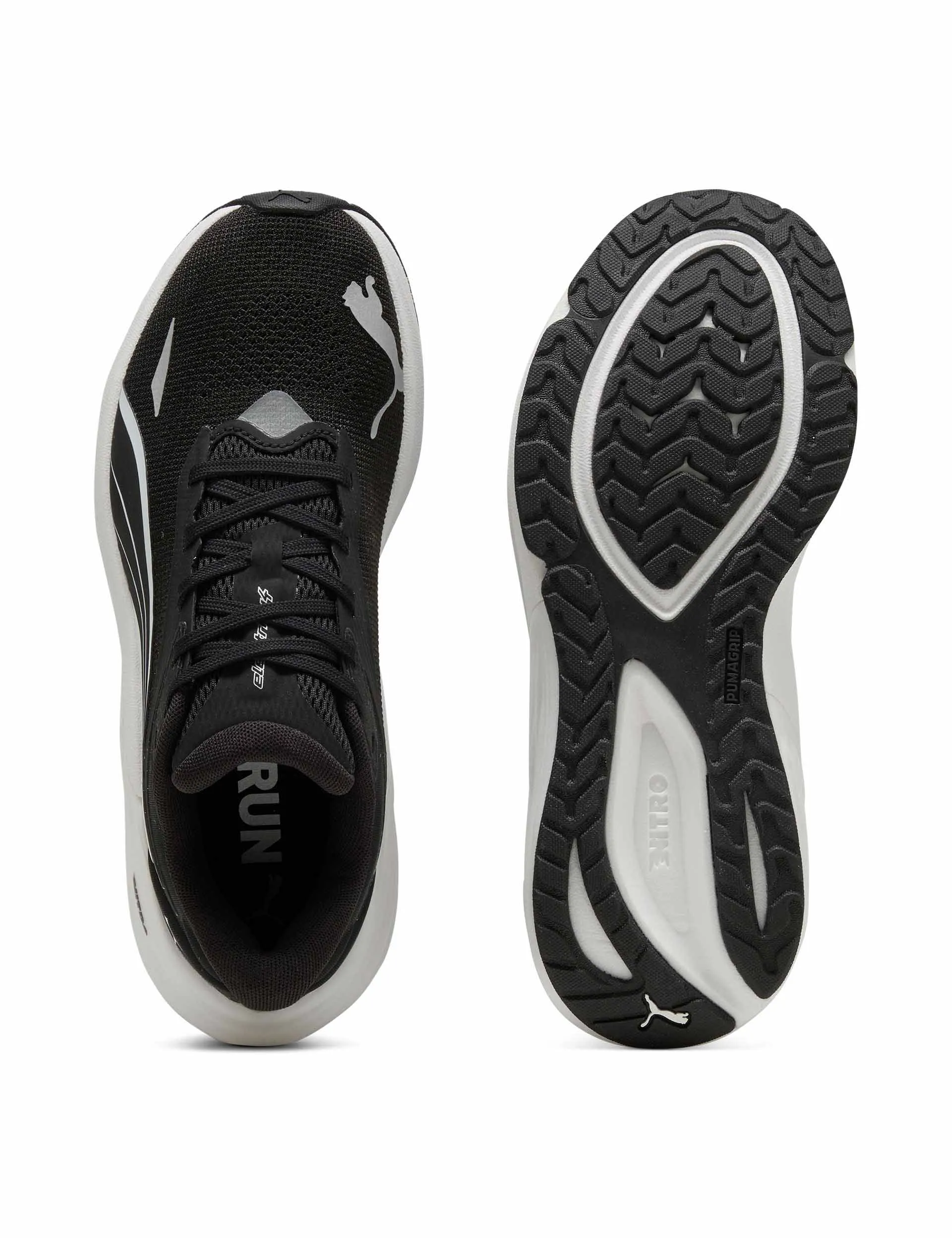 Electrify NITRO 4 Running Shoes - Black/White Jogit Running Shoes