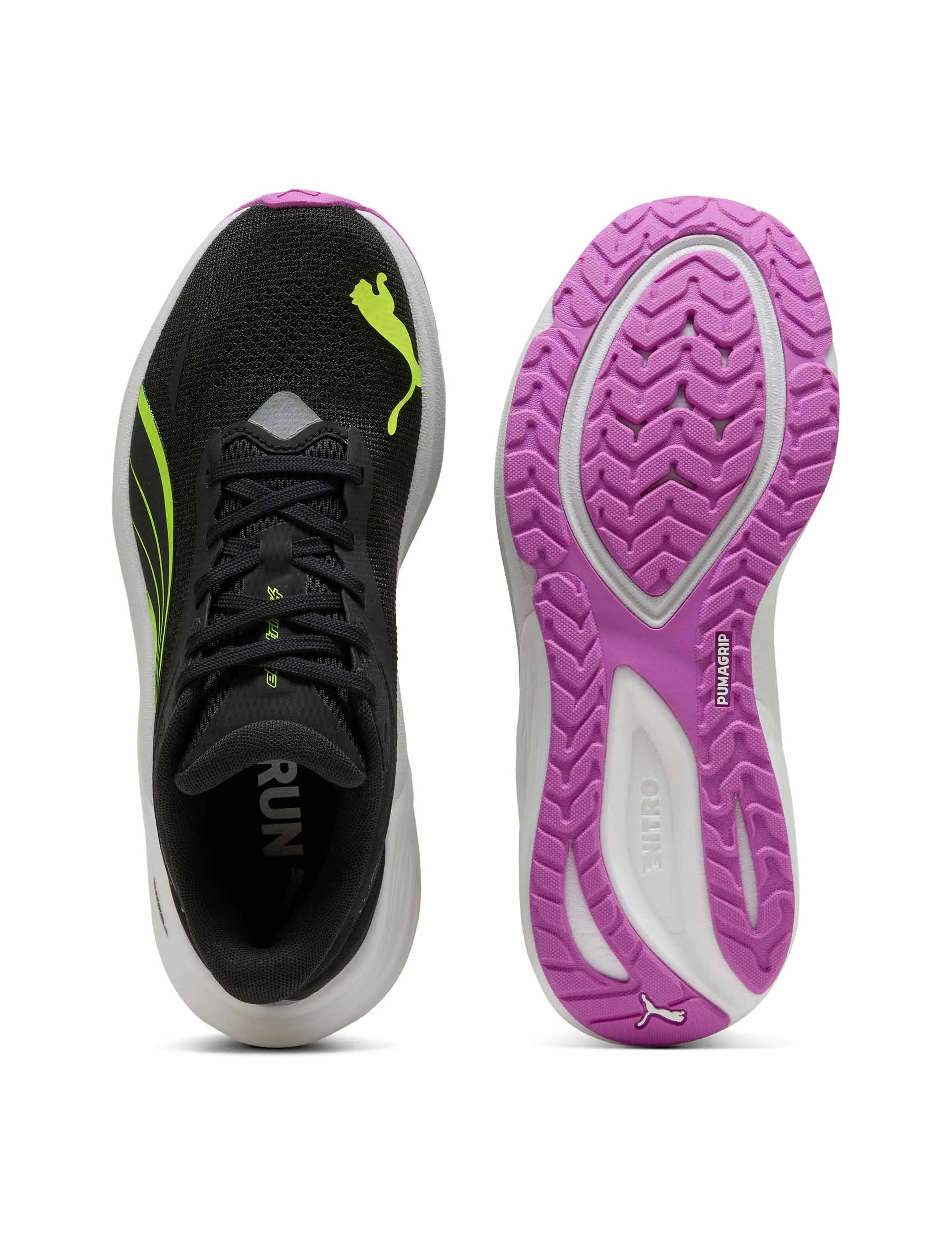 Electrify NITRO 4 Running Shoes - Black/Yellow Alert Shoes Air Max Running