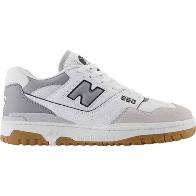 New Balance 550 White/Grey (Unisex) New Balance Outlets In Maine