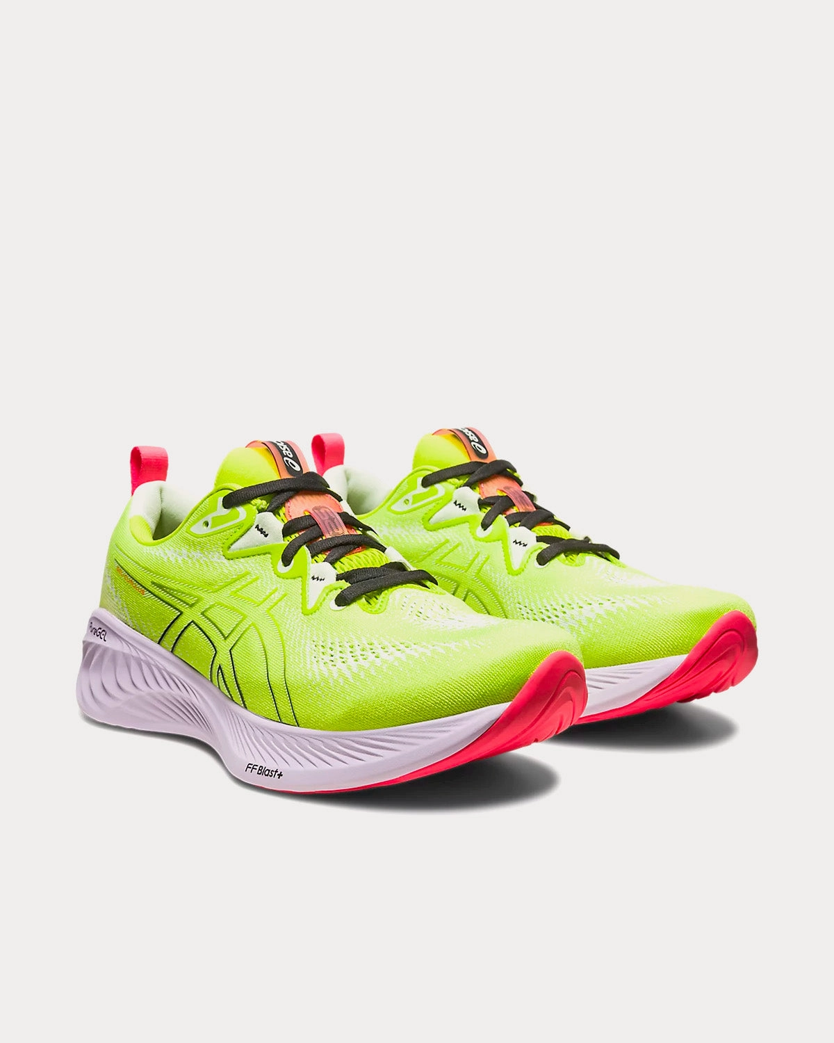 Closeout Asics Running Shoes Gel-Cumulus 25 Lime Zest / Whisper Green Running Shoes
