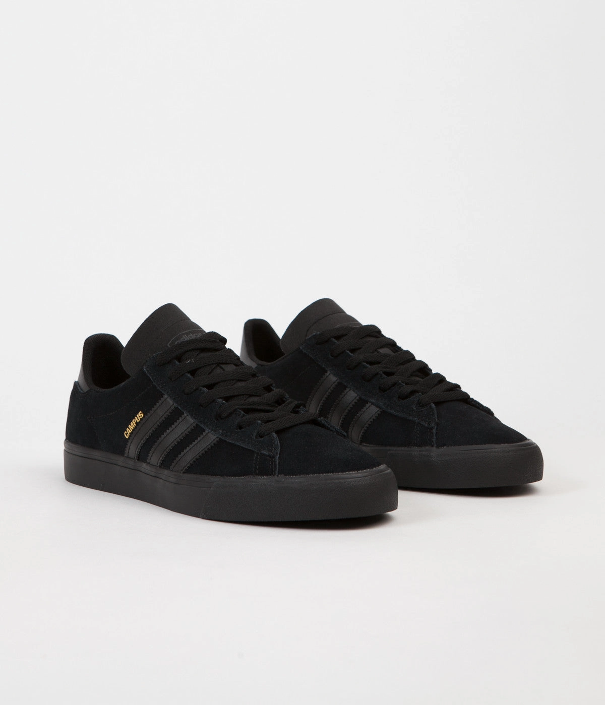 Adidas Campus Vulc II Shoes - Core Black / Core Black / Core Black Stan Smith Adidas Shoes