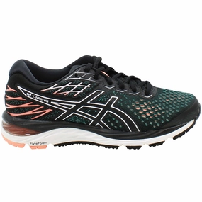 Asics Gel-Cumulus 21 Womens Black Running Shoes Asics Throwback Shoes