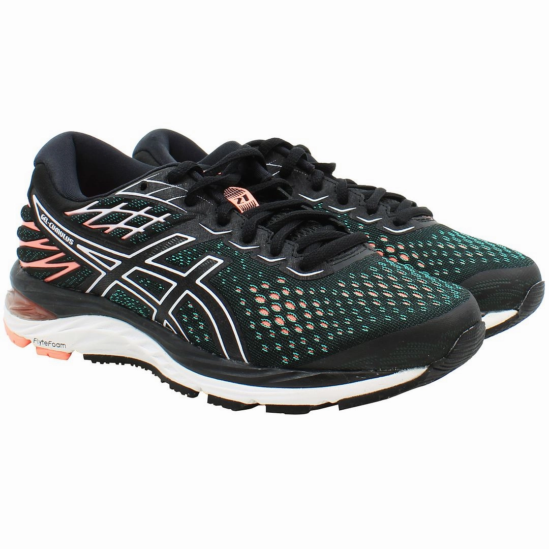 Asics Tennis Shoes New York Asics Gel-Cumulus 21 Womens Black Running Shoes
