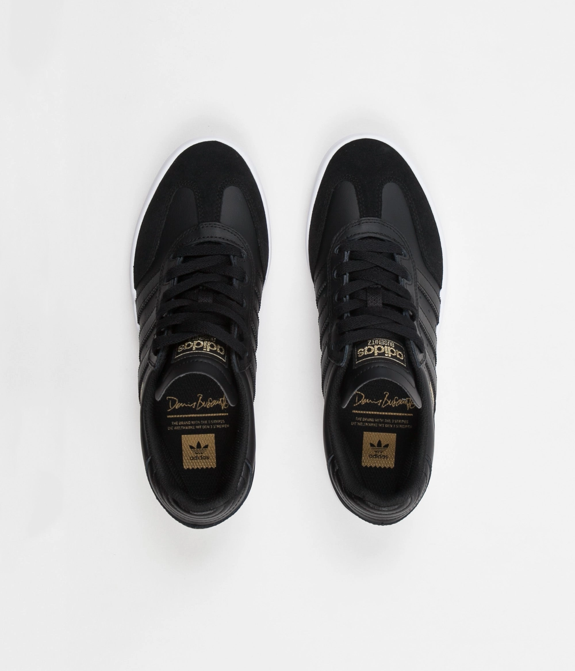 Adidas Busenitz Vulc RX Shoes - Core Black / Core Black / White Adidas Running Shoes Unique Design Features