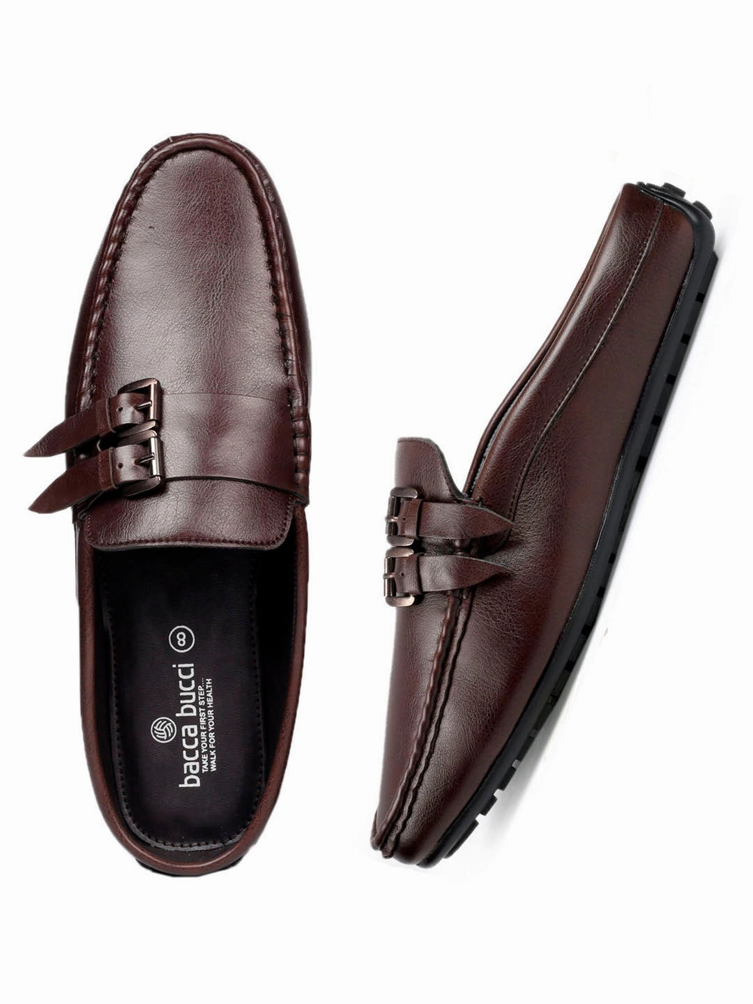 Swims Loafers Sizing Bacca Bucci JAMBOREE Fashion Mules/Clogs/Backless Loafers for Party/Travel/Office-Brown