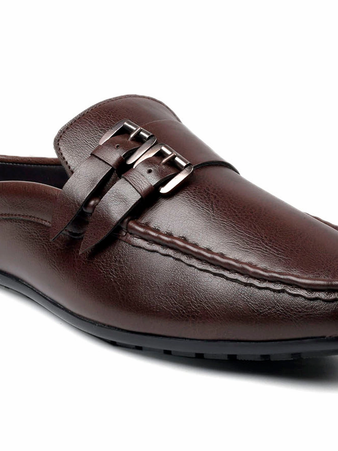 Factory Loafers Bacca Bucci JAMBOREE Fashion Mules/Clogs/Backless Loafers for Party/Travel/Office-Brown