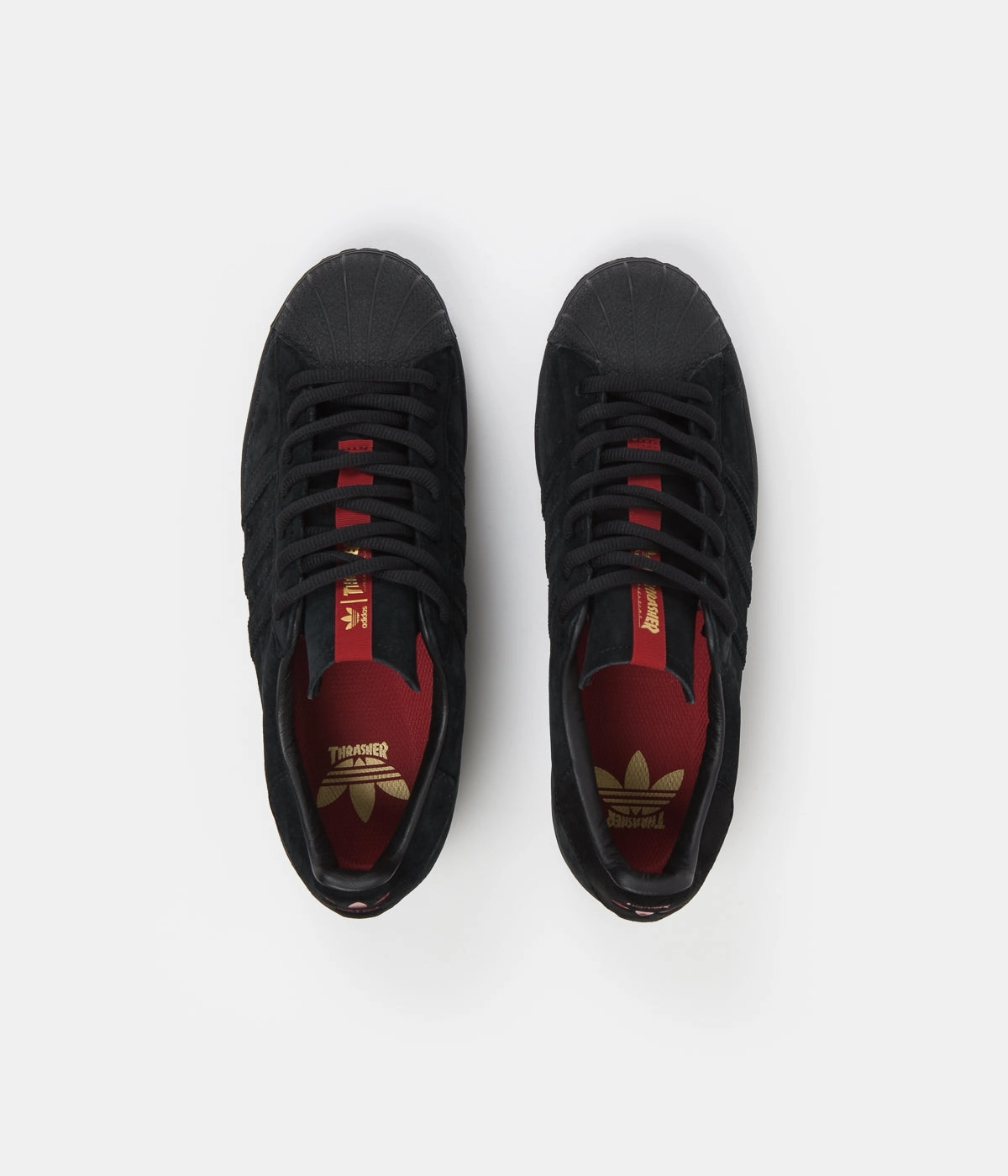 Adidas Lite Racer 3.0 Shoes Adidas x Thrasher Superstar Adv Shoes - Core Black / Scarlet / Gold Metallic