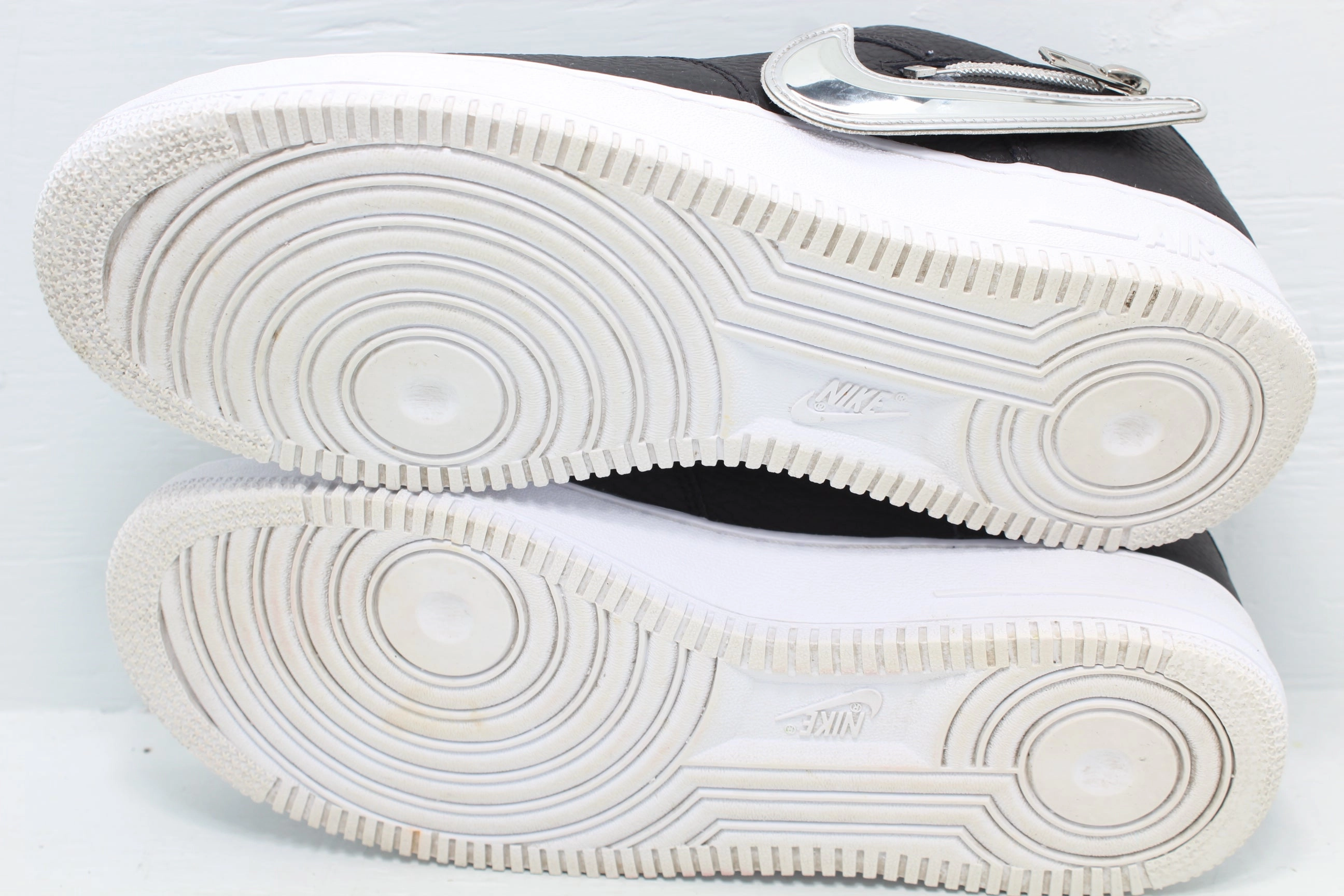 Nike Air Force 1 Low Zip Swoosh Black Asics Bandit Shoes