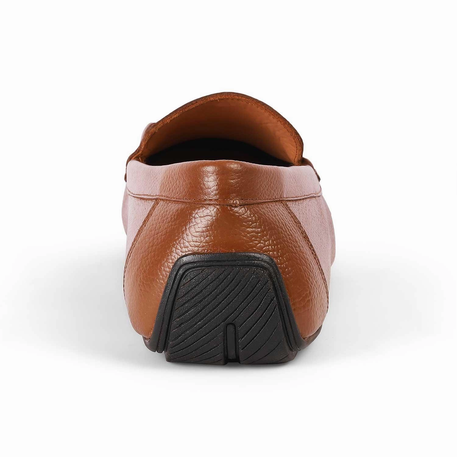 Tresmode Event Tan Men's Leather Driving Loafers Light In His Loafers