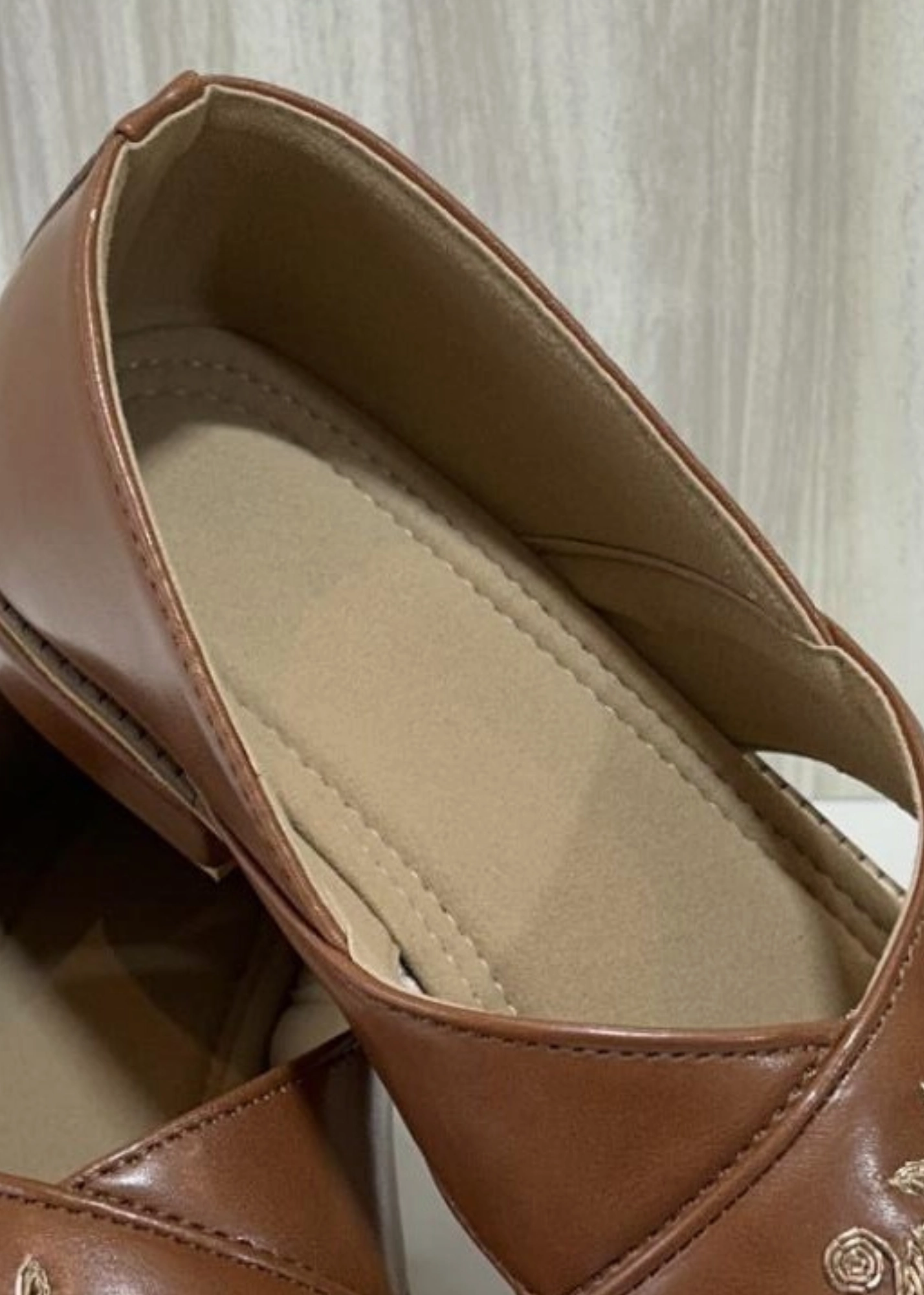 Cognac Penny Loafers TAN LEATHER HAND EMB LOAFER SHOES FOR MEN